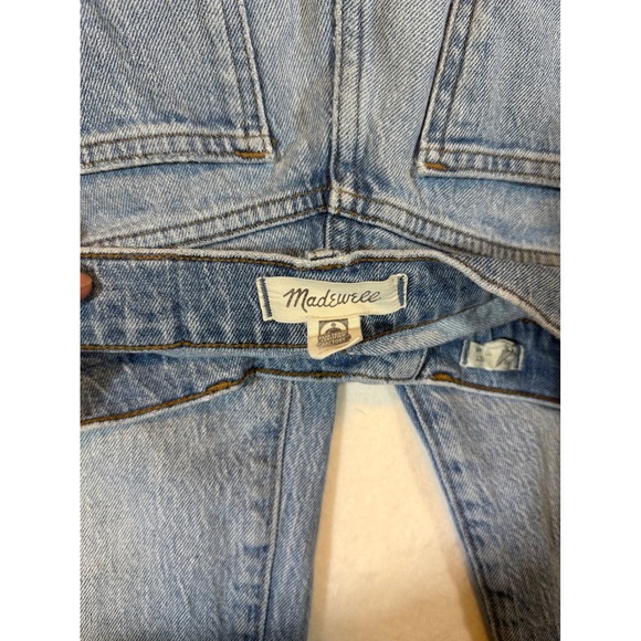 Madewell The Perfect Vintage Jean Women's Size 24P High Rise Raw Hem Blue Denim - Picture 3 of 6